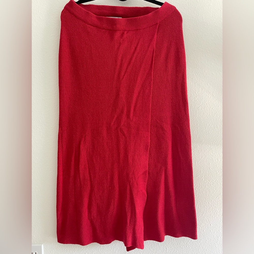 Maxi Skirt with Wrap Style Detail